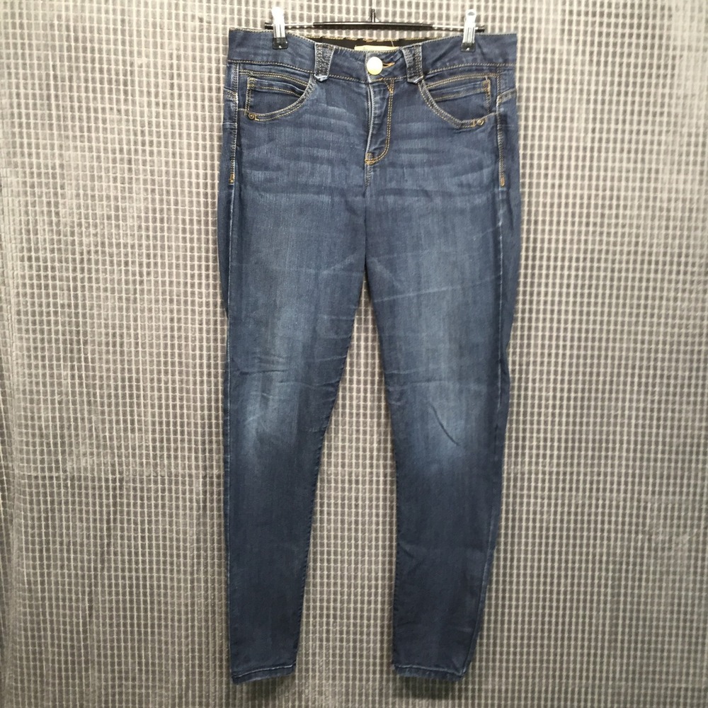 Democracy Women Jeans Ab"solution Skinny Dark Wash Stretch 8 Blue Excellent